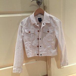 Gap Kids White Jean Jacket